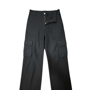 Wilfred Womens Black Wide Leg Cargo Pants